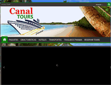 Tablet Screenshot of canaltourspanama.com